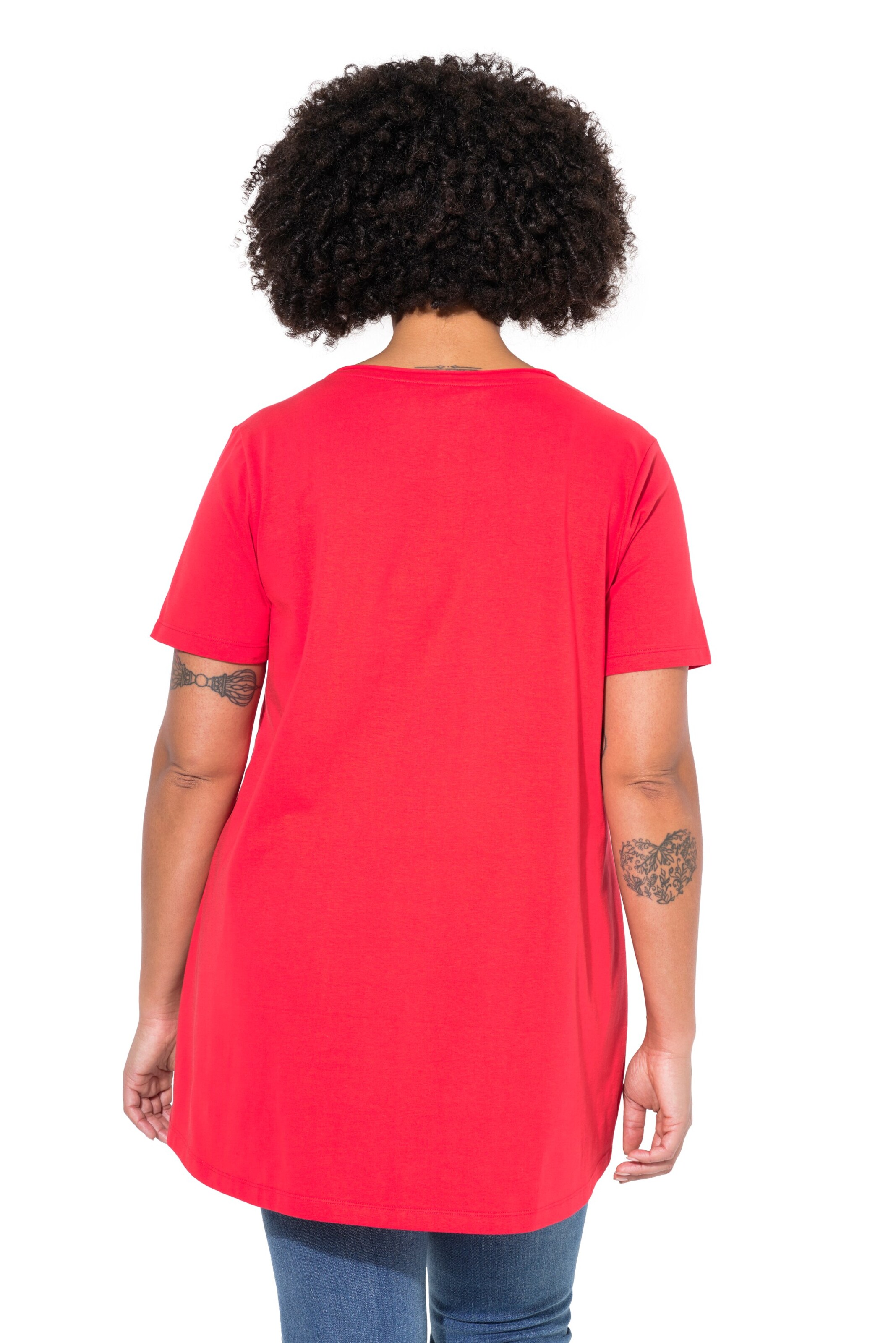 Angel of Style Oversizeshirt in Rot