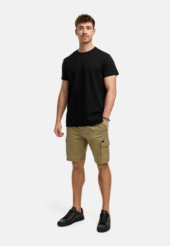 INDICODE JEANS Regular Cargo trousers 'Kews' in Beige