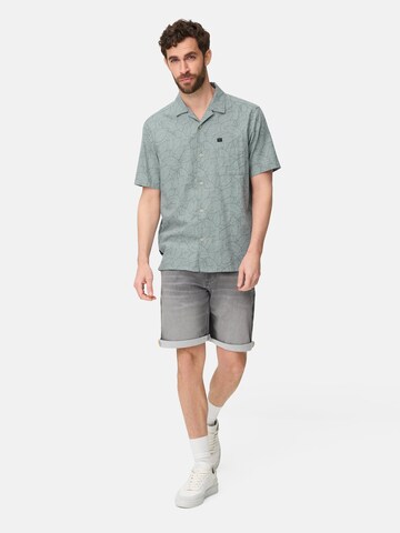 CAMEL ACTIVE Regular Fit Kurzarmhemd mit Brusttasche in Blau: Vorderseite