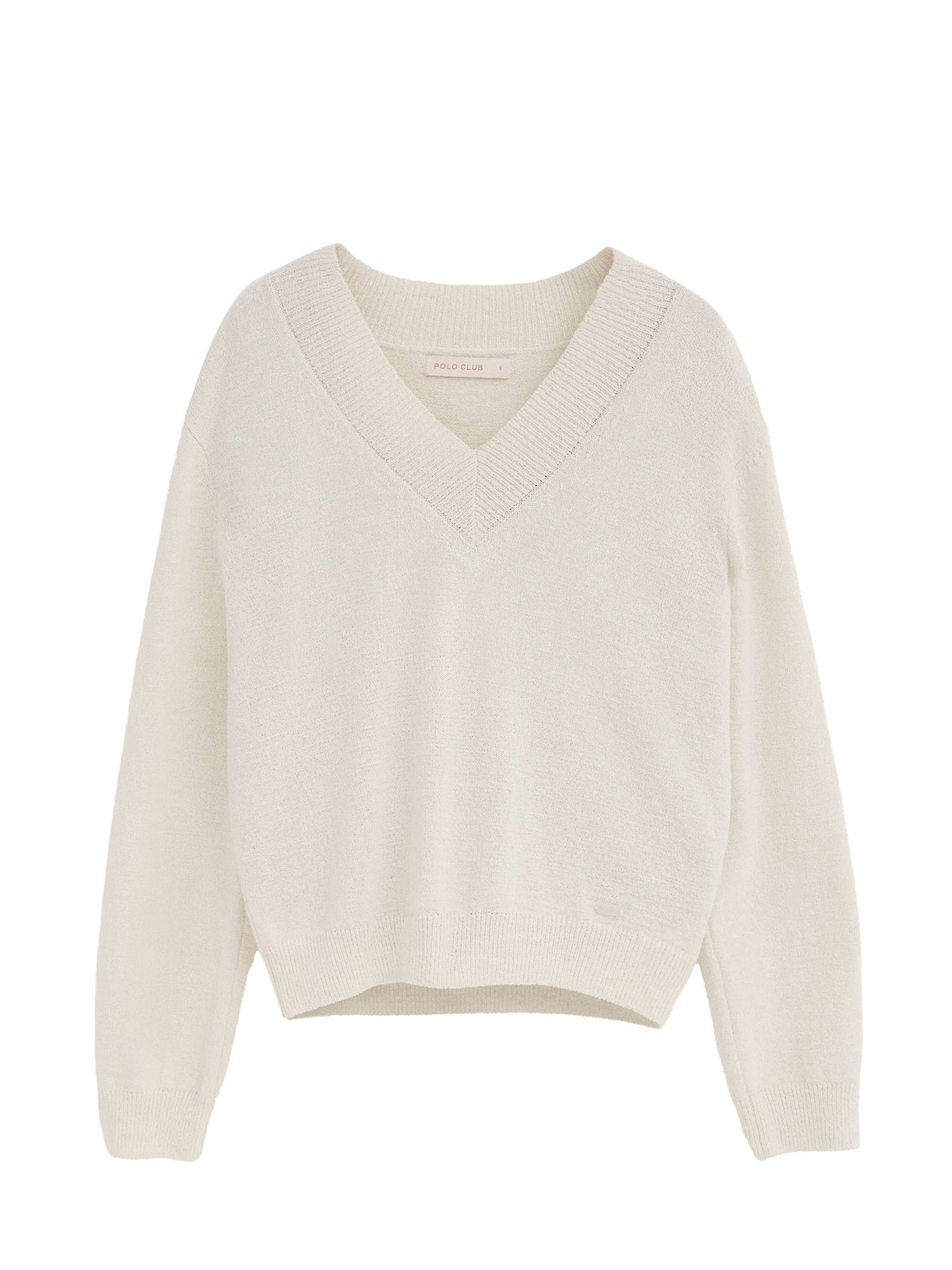 Polo Club Pullover 'Dalia' in Beige: Vorderseite