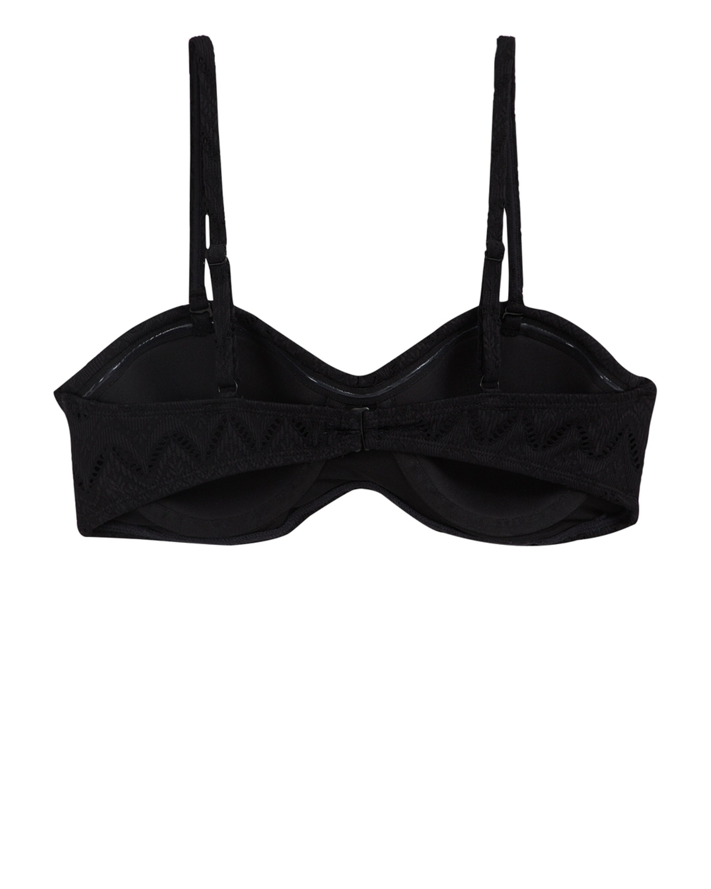 WE Fashion Balconette Bikiinitopp, värv must