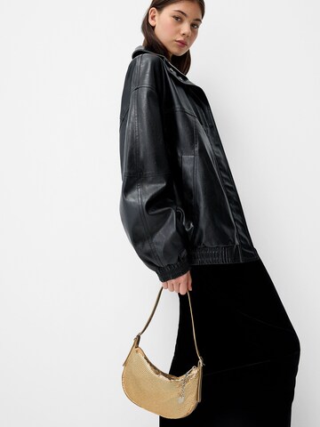 Bershka Skuldertaske i guld