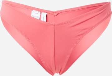 Slip costum de baie de la Calvin Klein Swimwear pe roz: față