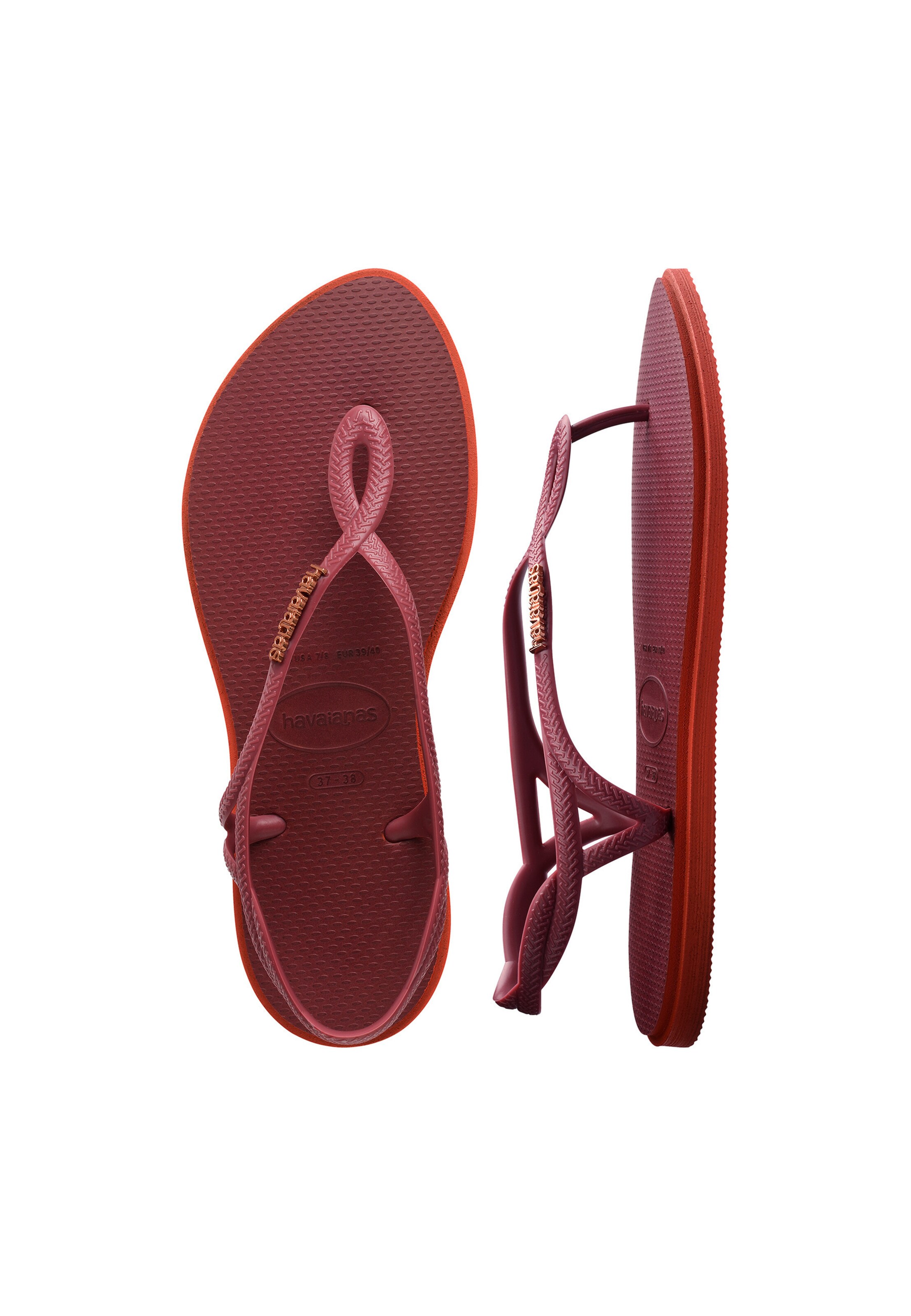 HAVAIANAS Ujjelválasztó-pántos szandál 'LUNA POINT' - piros
