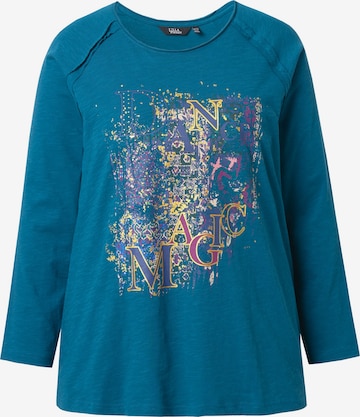 Ulla Popken Shirt in Blau: Vorderseite