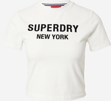 Superdry - Camiseta en blanco: frente