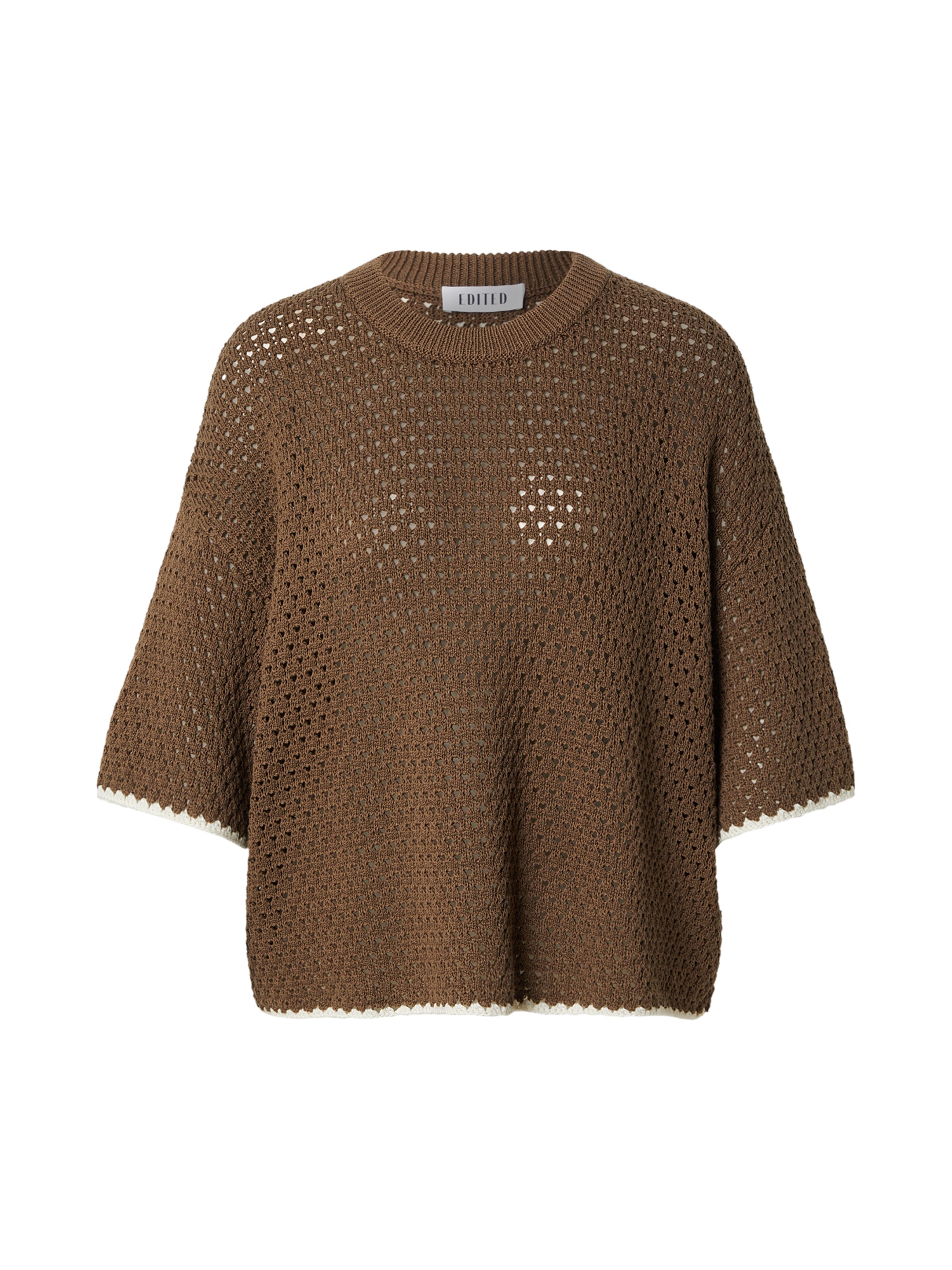 EDITED Футболка 'Ashley' в Коричневый: спереди