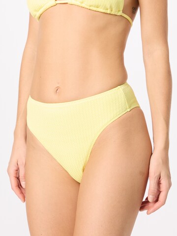 Seafolly - Braga de bikini en amarillo: frente