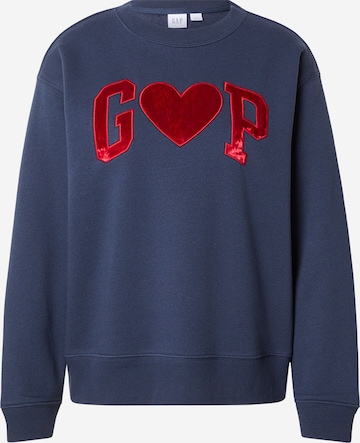 GAP Sweatshirt 'HERITAGE' in Blue: front