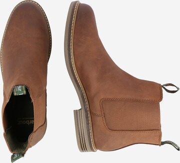 Barbour Chelsea Boots 'Barbour Farsley' in Braun