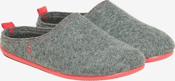Gottstein Pantolette 'Wool Slide-In' in Grau: Vorderseite