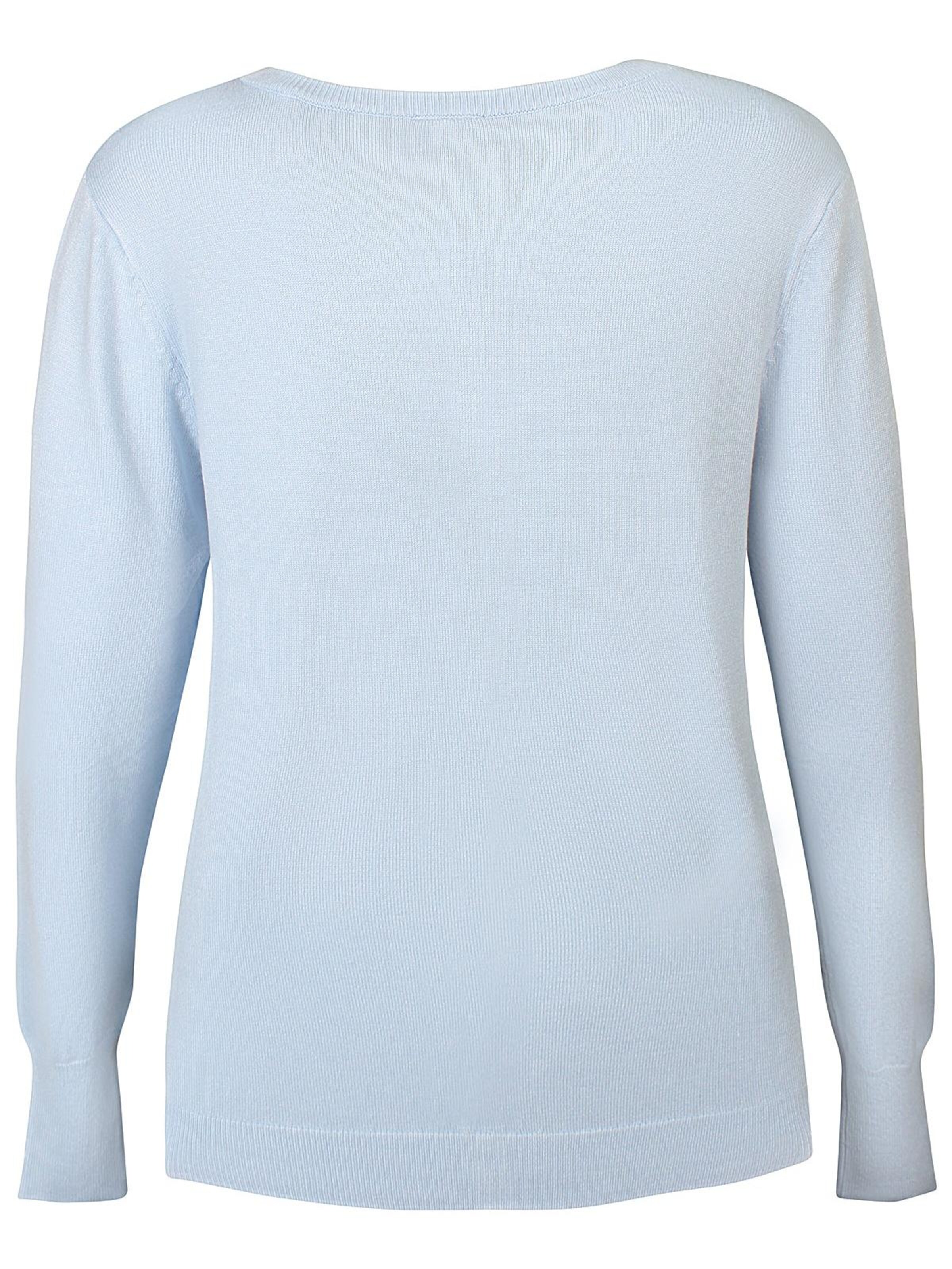 ze-ze Gebreid vest 'Norma 106' in Blauw