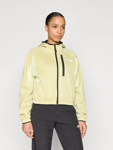 THE NORTH FACE Функционално поларено яке 'MOUNTAIN ATHLETICS' в зелено: отпред