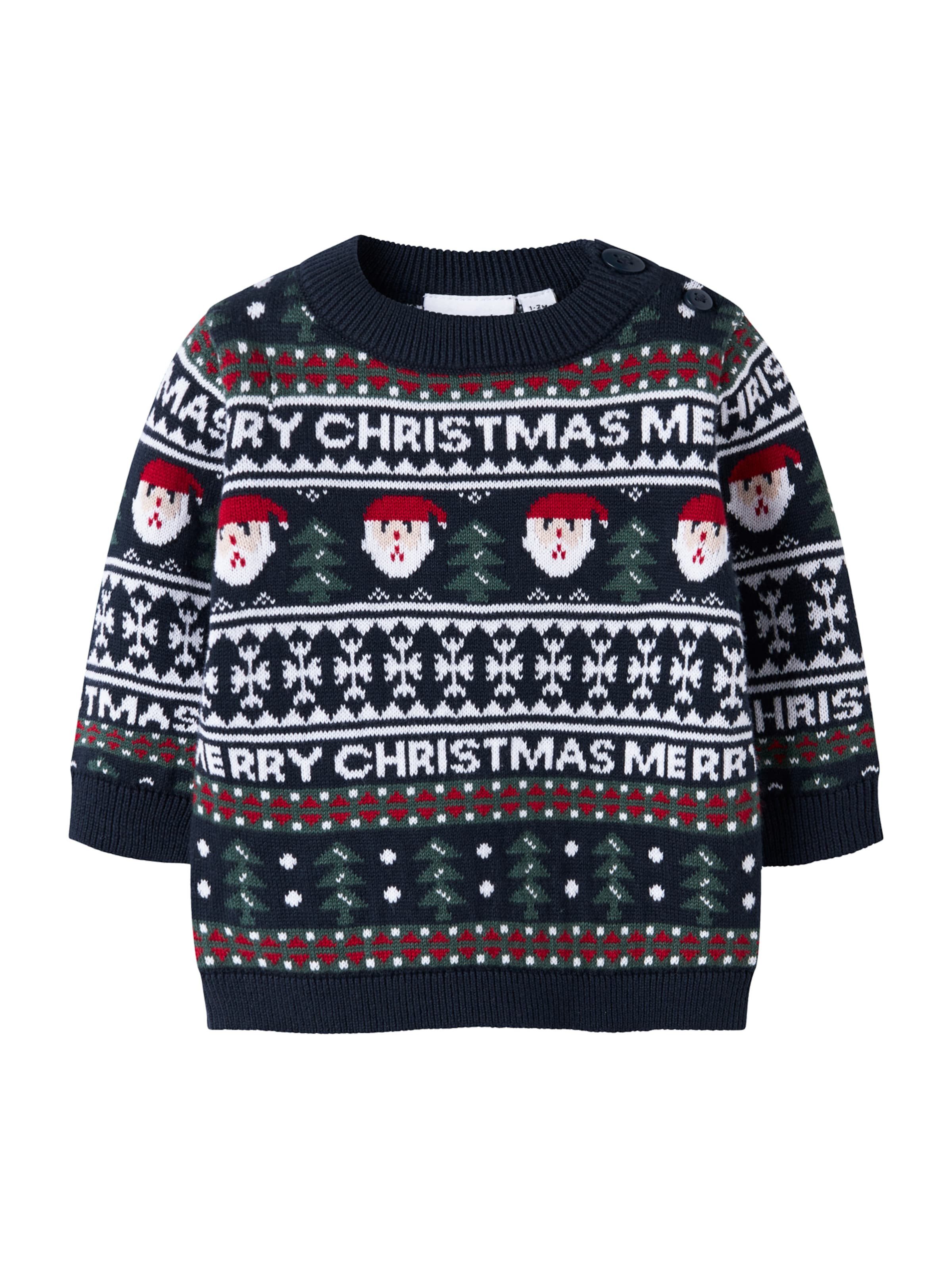 NAME IT Pulóver 'NBNRastokka' - kék: elől