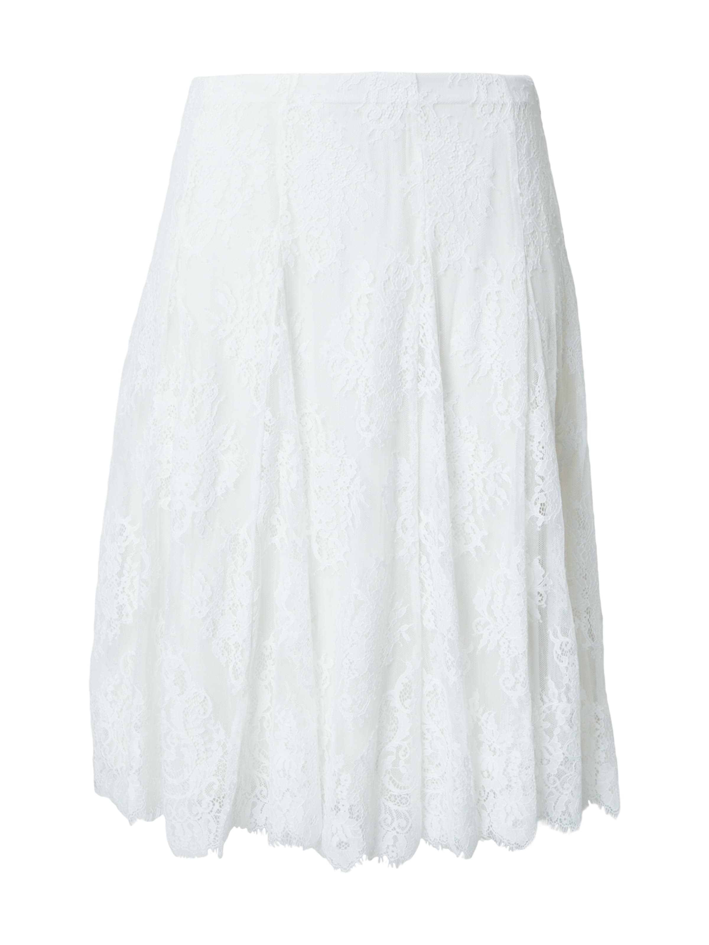 Abercrombie & Fitch Юбка в Белый: спереди