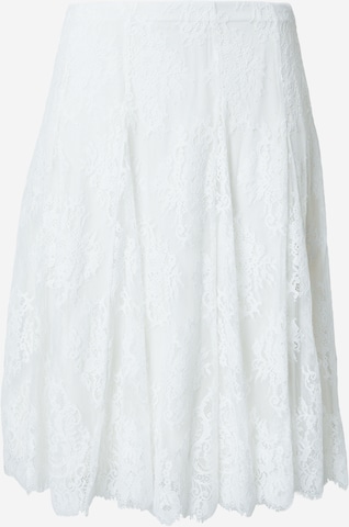 balta Abercrombie & Fitch Sijonas: priekis