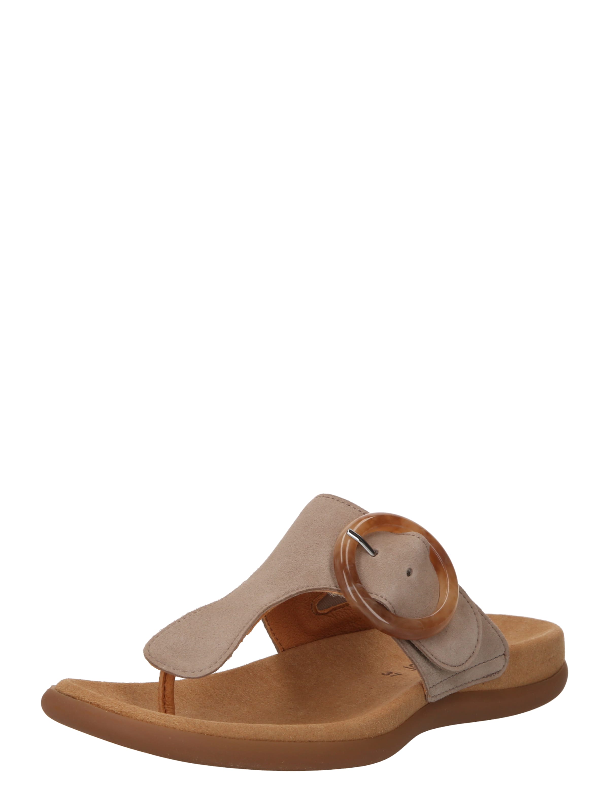 GABOR Teenslipper in Bruin: voorkant