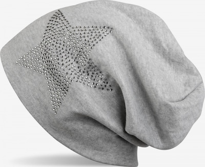 styleBREAKER Mütze 'Warme Beanie Mütze mit Strass Stern' in 54-64 in grau, Produktansicht