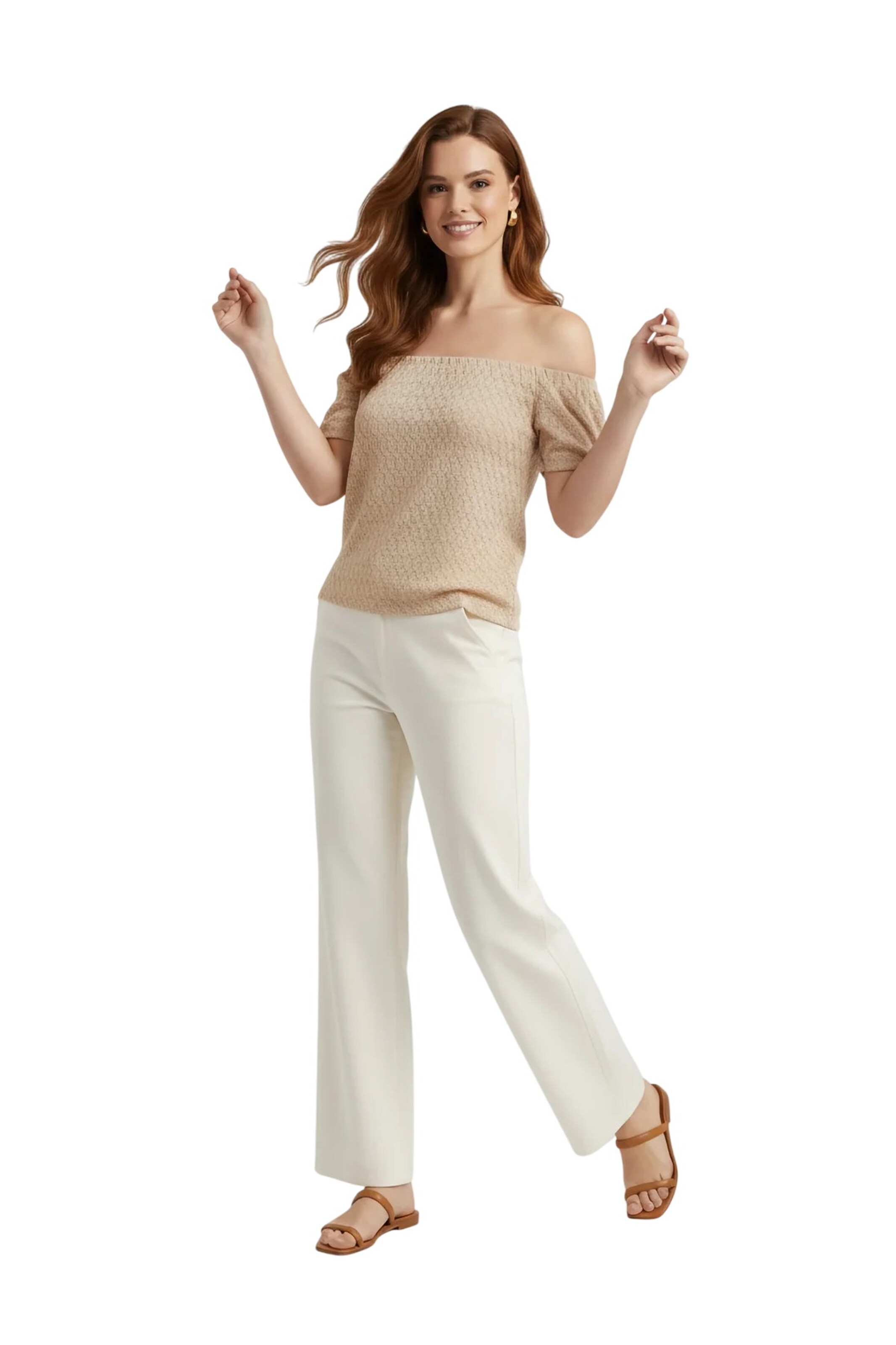 Alexa Dash Blouse in Orange