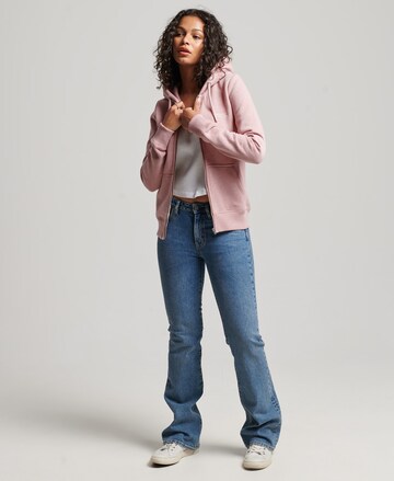 Superdry Zip-Up Hoodie in Pink