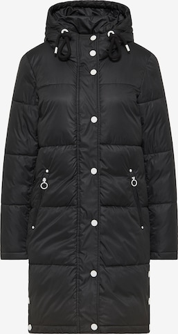DreiMaster Maritim Χειμερινό παλτό σε μαύρο: μπροστά