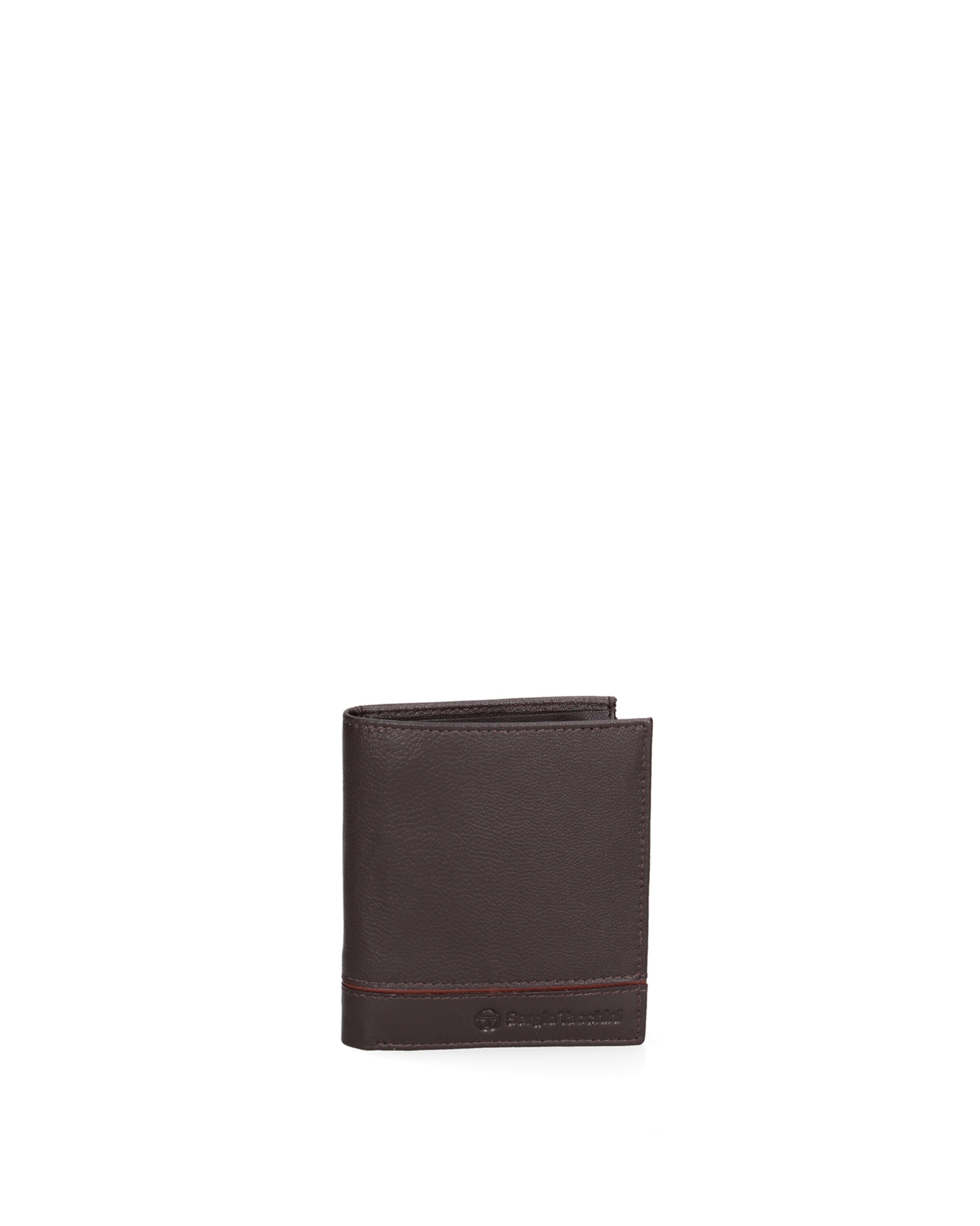 Portamonete di Sergio Tacchini in marrone: frontale