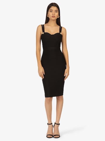 Kraimod Εφαρμοστό φόρεμα σε μαύρο: μπροστά