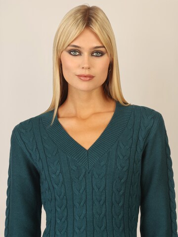 APART Strickkleid in Grün