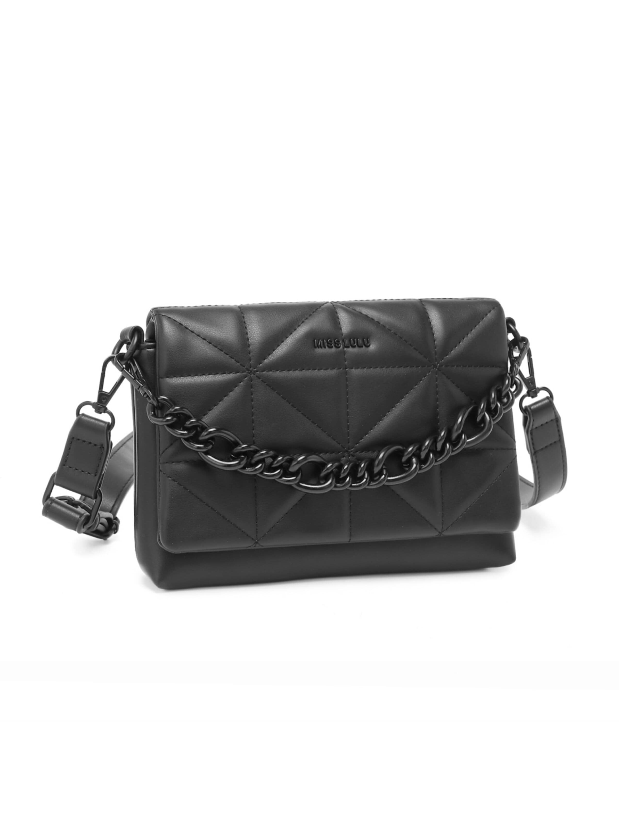 Miss Lulu Shoulder Bag in Black