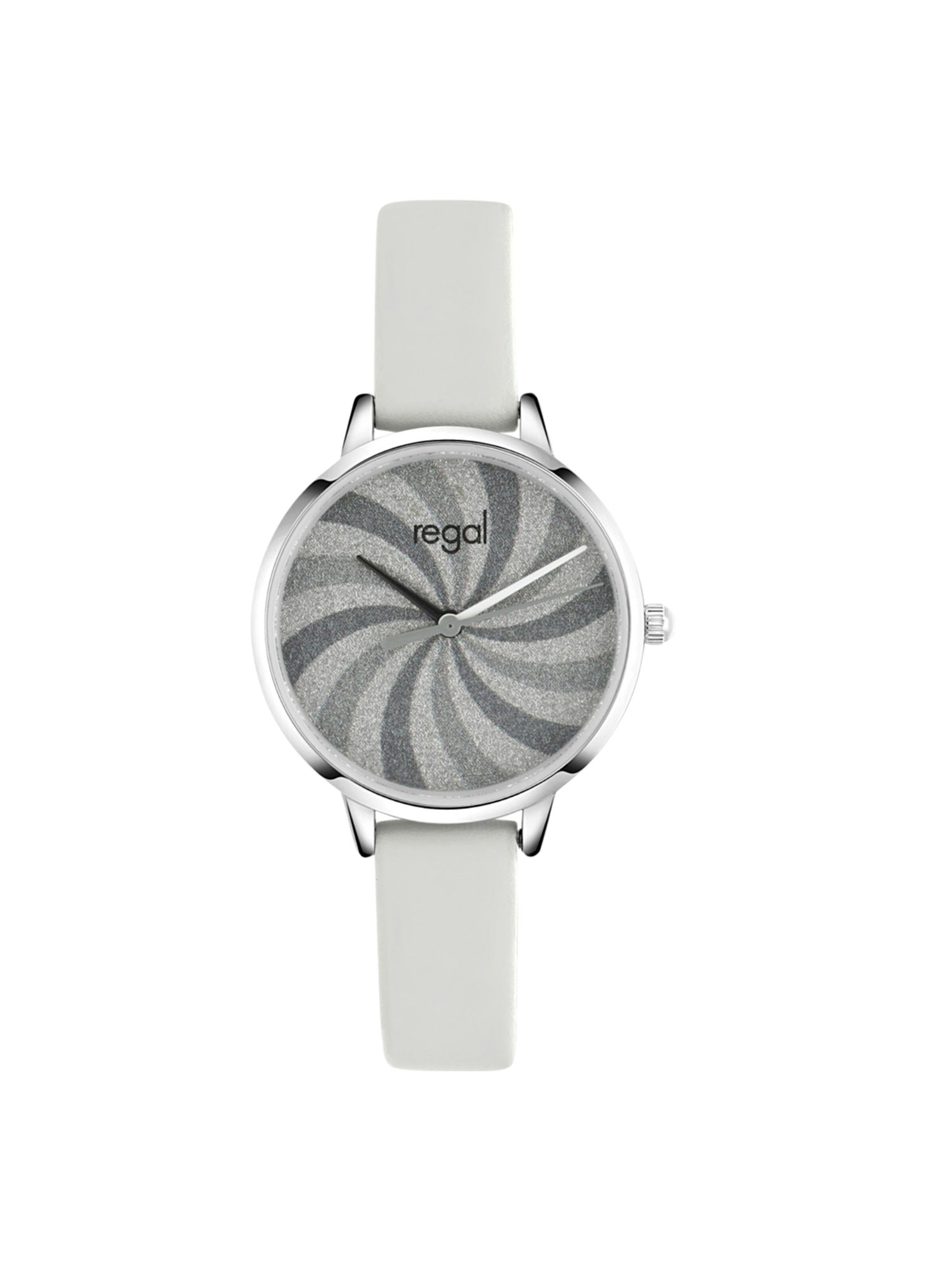 Lucardi Analoog horloge 'Verspielt' in Zilver: voorkant