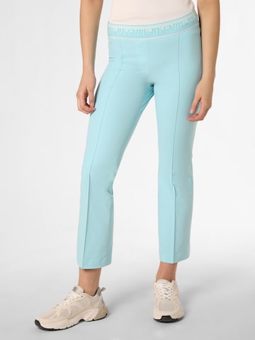 Cambio Boot cut Pleated Pants 'Ranee' in Blue: front