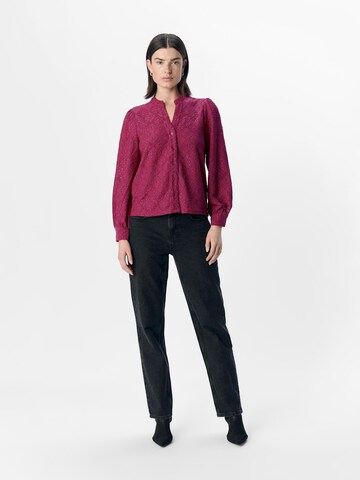 Chemisier 'OBJFeodora Marika' OBJECT en rouge