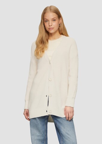 Cardigan QS en beige : devant