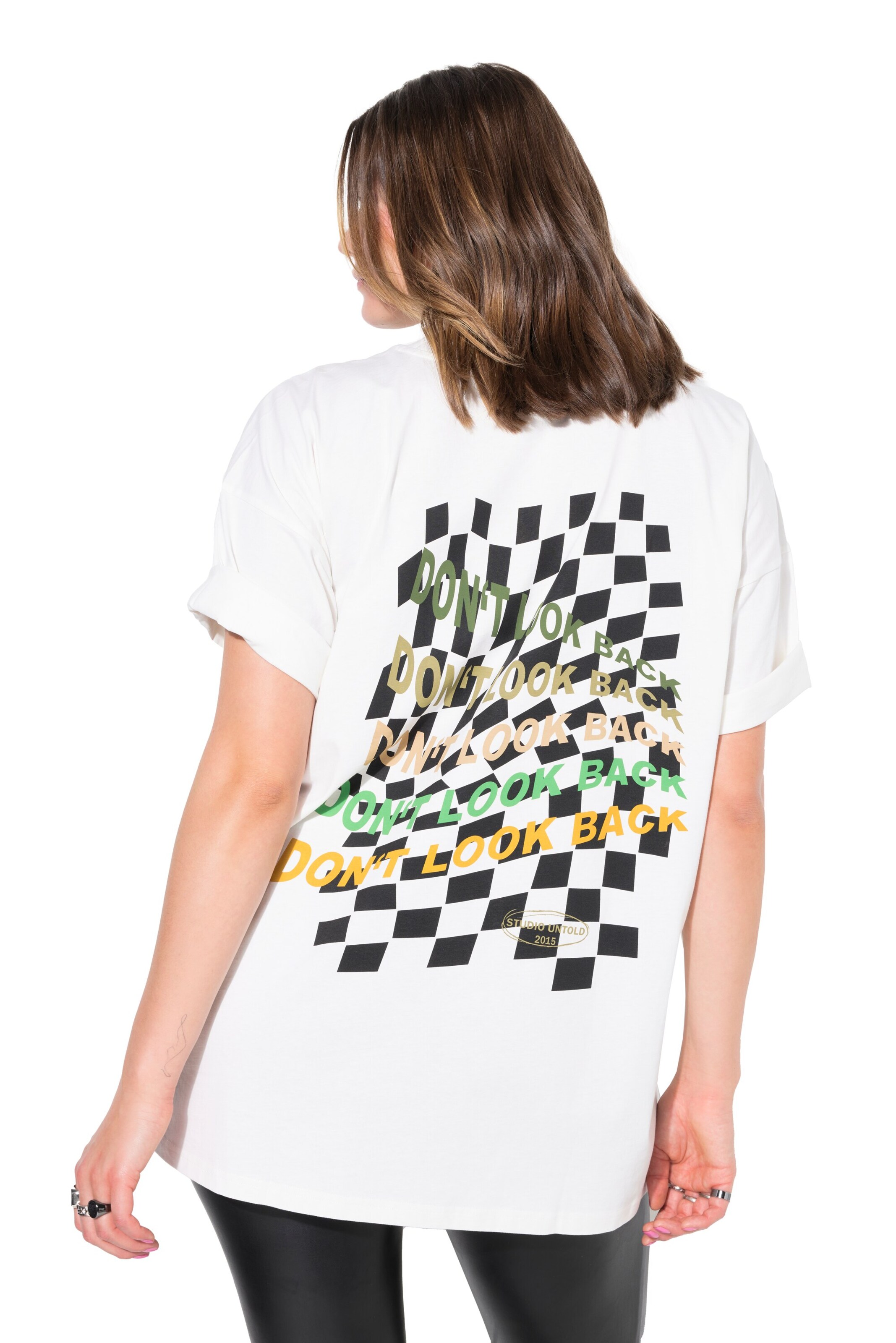 Studio Untold Oversized Shirt in White: front