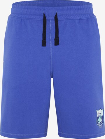 Oklahoma Jeans Bermuda Shorts ' aus Baumwollmix ' in Blau: predná strana