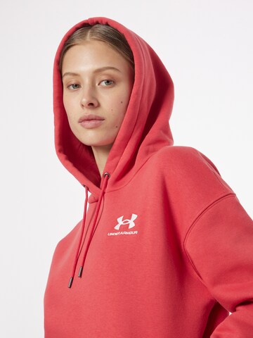 Sweat de sport UNDER ARMOUR en rouge