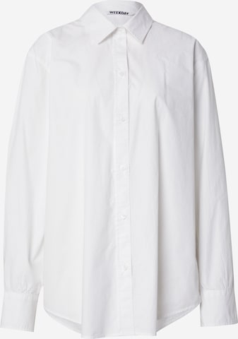 WEEKDAY - Blusa en blanco: frente