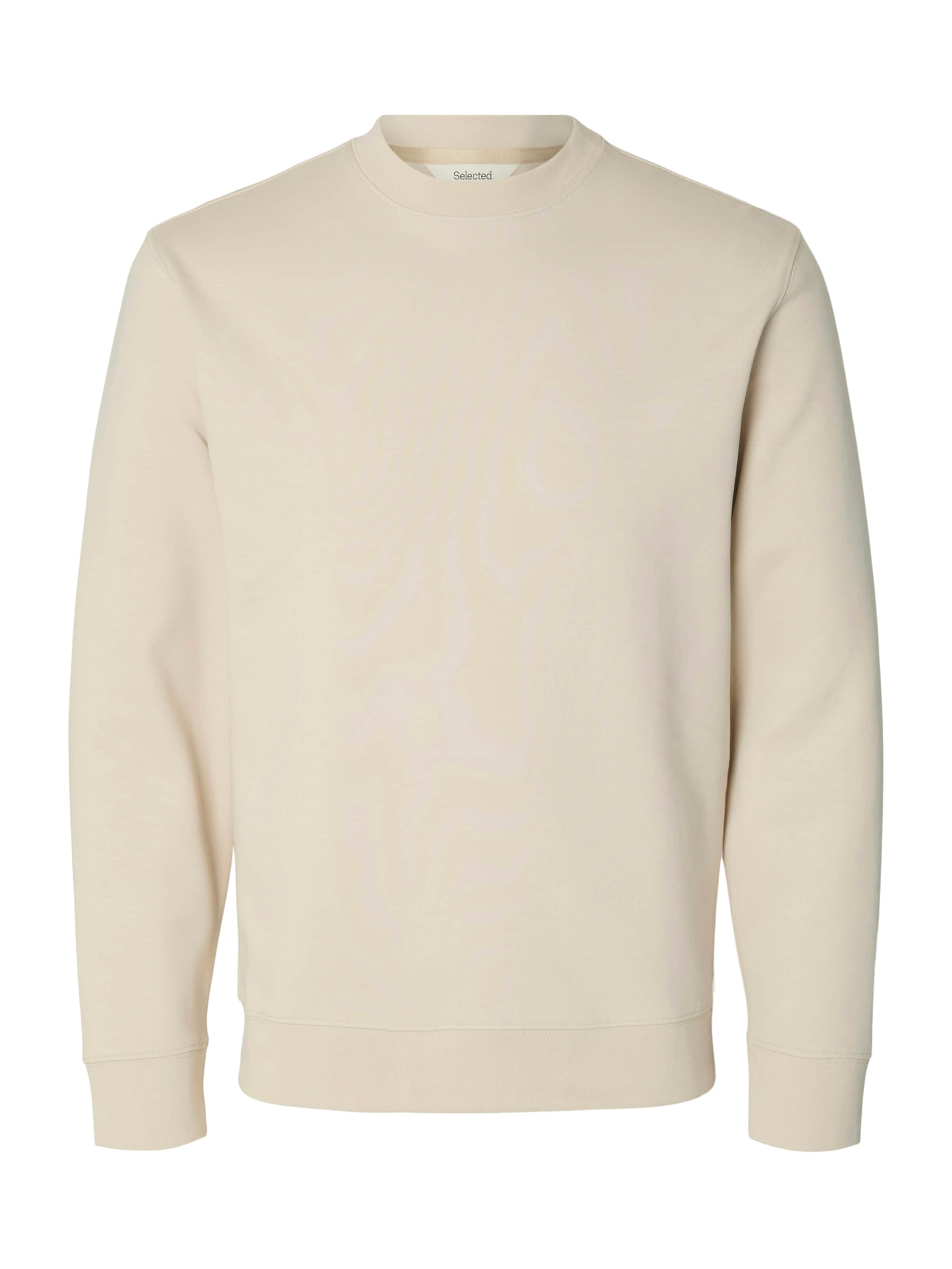 SELECTED - Sudadera 'SLMTOM' en beige: frente