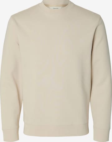 SELECTED - Sudadera 'SLMTOM' en beige: frente