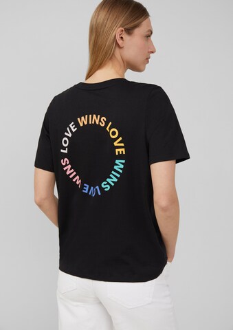 T-shirt s.Oliver en noir