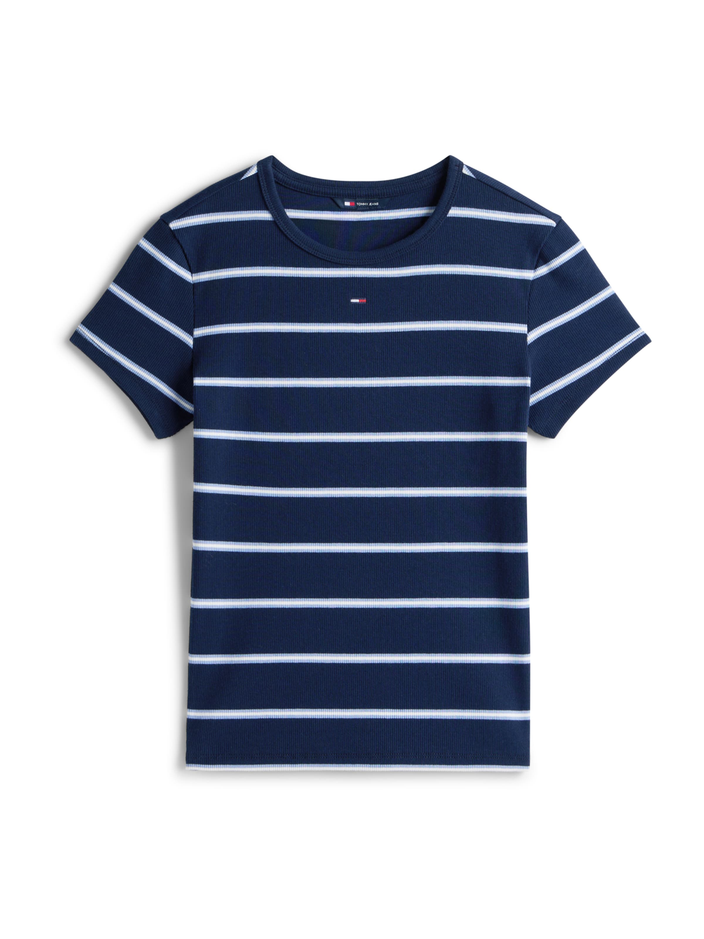 Tommy Jeans Tričko 'ESSENTIAL' – modrá: přední strana