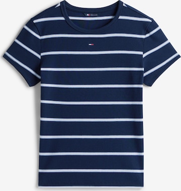 Tricou 'ESSENTIAL' de la Tommy Jeans pe albastru: față