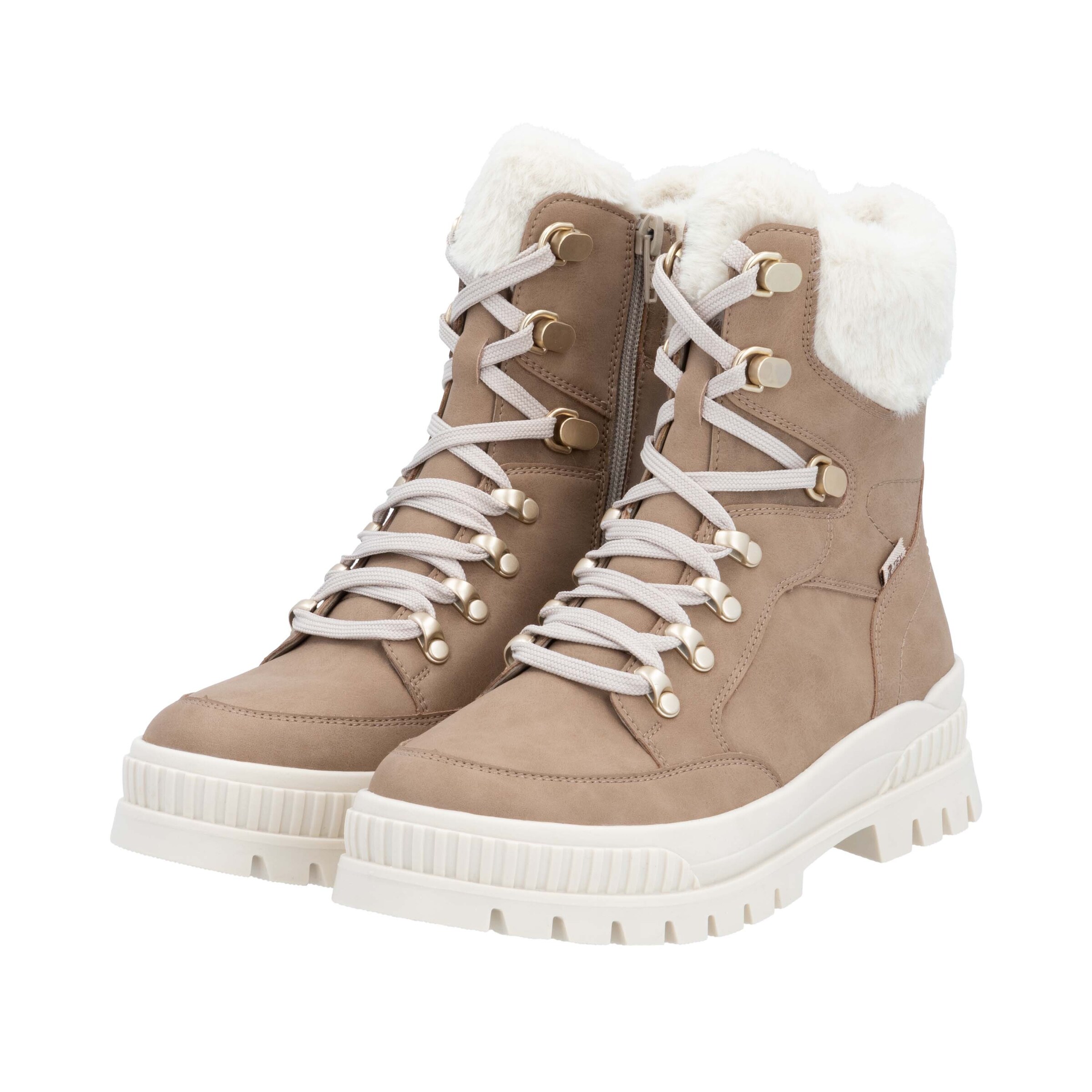 Rieker Veterlaarsjes 'Evolution' in Beige