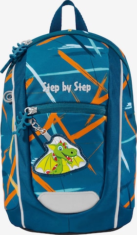 Zaino 'Kiga' di STEP BY STEP in blu: frontale