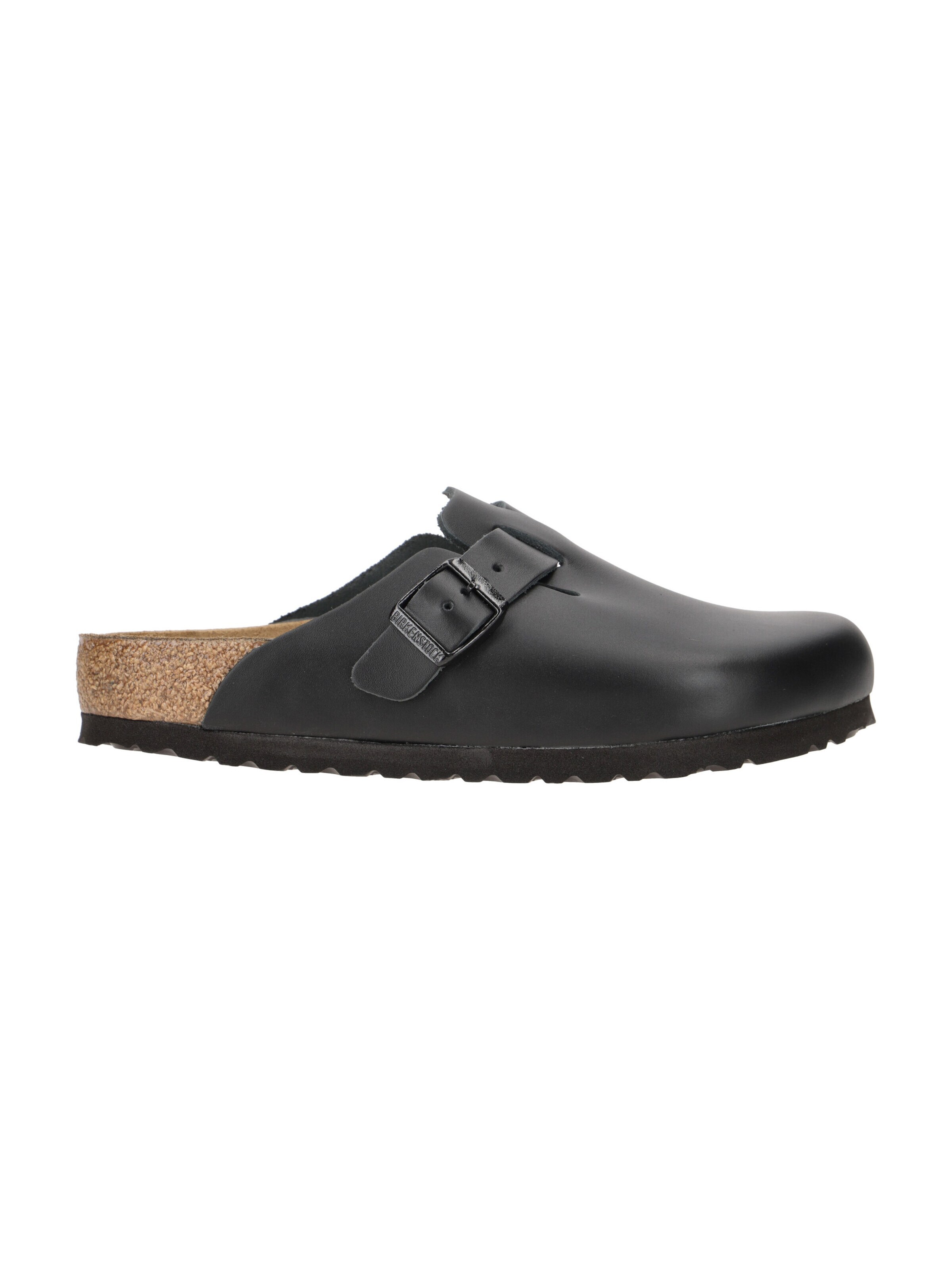 BIRKENSTOCK Pantolette 'Boston'‌‌‌‌‌‌‌‌ in Schwarz