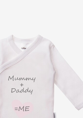 LILIPUT Wickelbody 'Mummy + Daddy' in Weiß