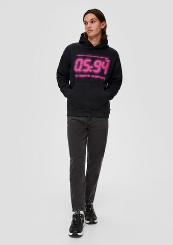 Sweat-shirt QS en noir