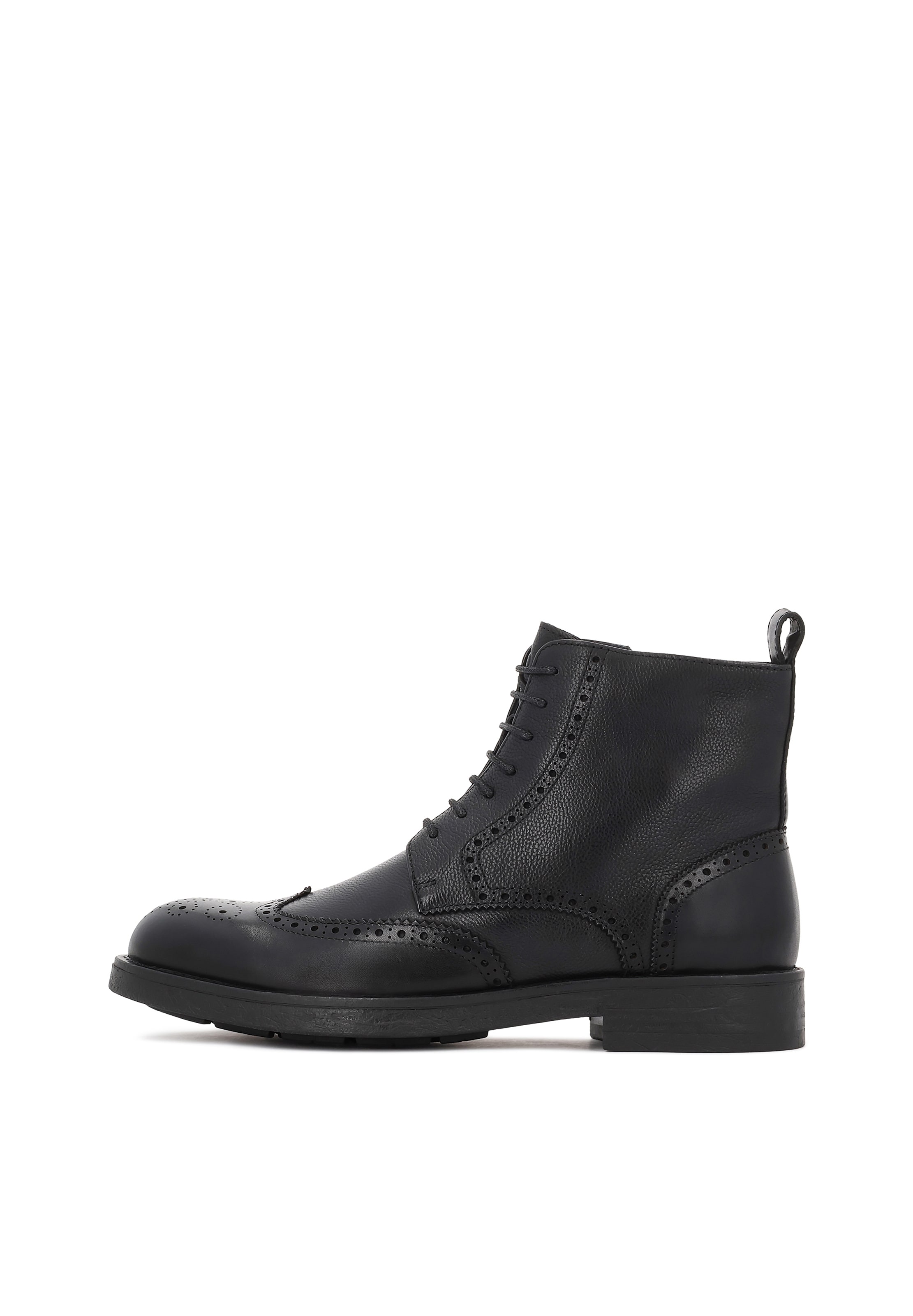 Kazar Боти с връзки в черно: отпред