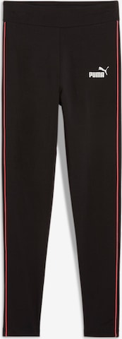 PUMA Skinny Leggings in Black: front