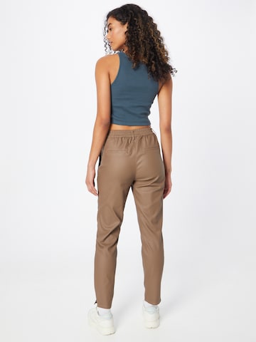 Coupe slim Pantalon 'BELLE LISA' OBJECT en marron